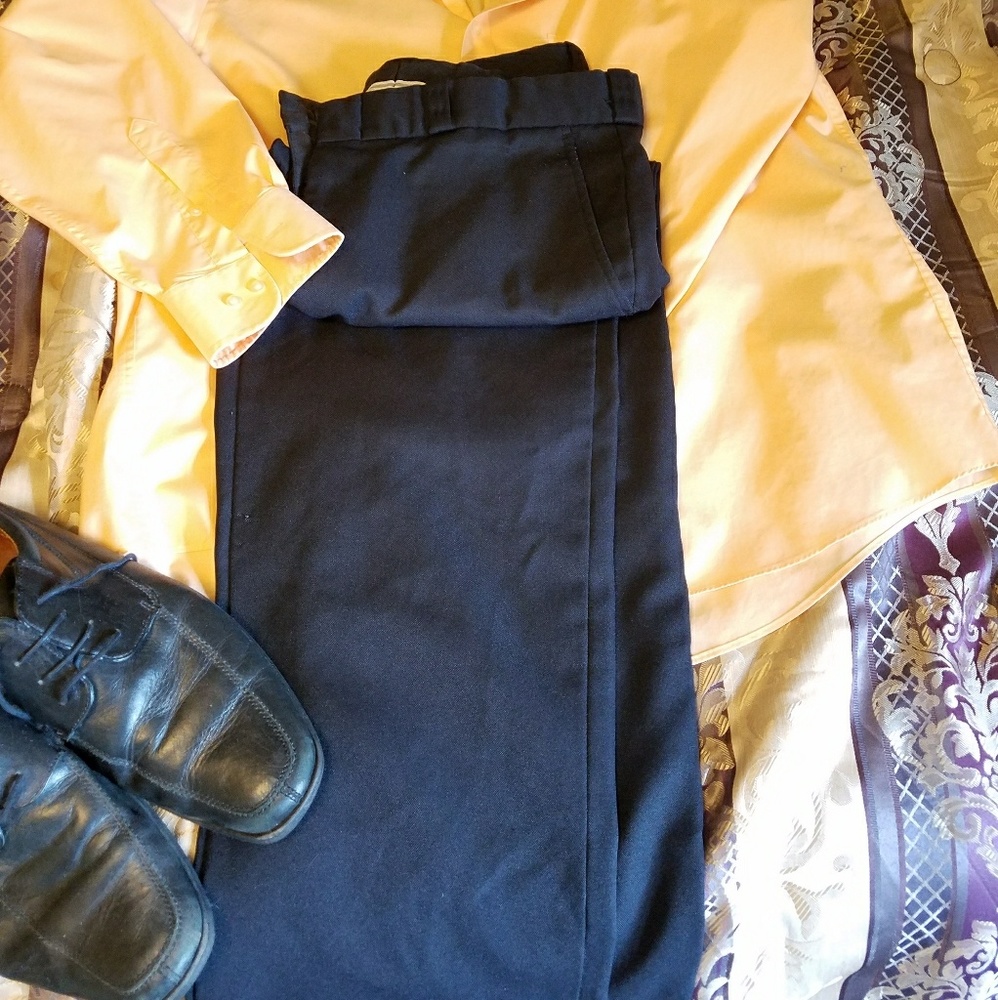 Men's Black Dress Pants